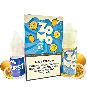 Nic Salt Zomo Icebusrt 30ml / 20mg - Passion Mix Ice