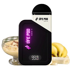 Bateria Life Pod Eco II + Refil 10.000 - Banana Custard