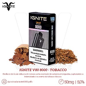 Pod Desc Ignite V80 8.000 - Tobacco
