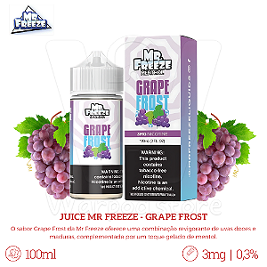 Juice Mr Freeze 100ml / 3mg - Grape Frost