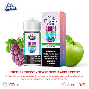 Juice Mr Freeze 100ml / 3mg - Grape Green Apple Frost