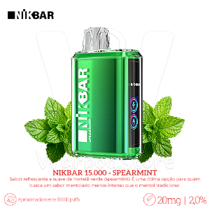 Pod Desc Nikbar 15.000 - Spearmint