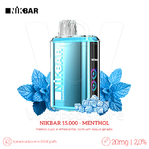 Pod Desc Nikbar 15.000  - Menthol