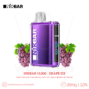 Pod Desc Nikbar 15.000 - Grape Ice