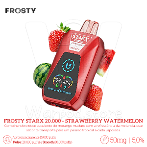 Pod Desc Frosty Starx 20.000 - Strawberry Watermelon
