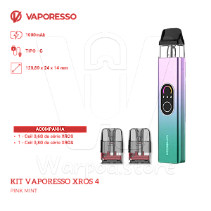 Aparelho Pod Vaporesso Xros 4 - Pink Mint