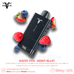Pod Desc Ignite V150 15.000 - Berry Blast