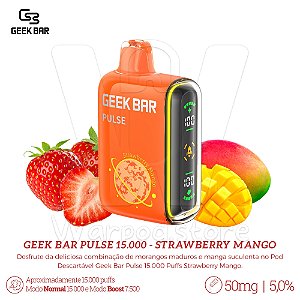 Pod Desc Geek Bar 15.000 - Strawberry Mango
