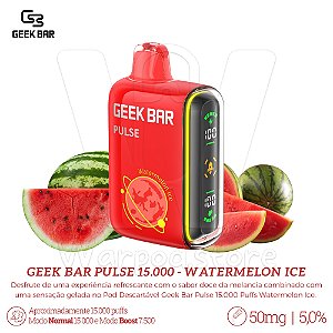 Pod Desc Geek Bar 15.000 - Watermelon Ice