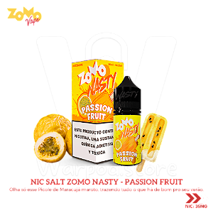 Nic Salt Zomo Nasty 30ml / 35mg - Passion Fruit