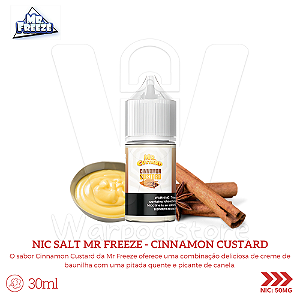 Nic Salt Mr Freeze 30ml / 50mg - Cinnamon Custard
