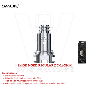 Resistencia Smok Nord Regular DC 0.6ohm