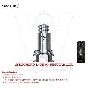 Resistencia Smok Nord 1.4ohm Regular Coil