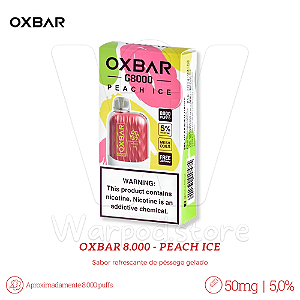 Pod Desc Oxbar 8.000 - Peach Ice