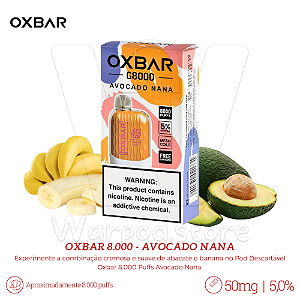 Pod Desc Oxbar 8.000 - Avocado nana