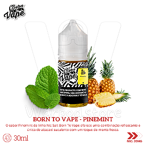 Nic Salt Born To Vape 30ml / 35mg - Pinemint