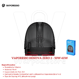 Resistencia Vaporesso Zero 2 1.0 mesh pod