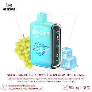 Pod Desc Geek Bar 15.000 - Frozen White Grape