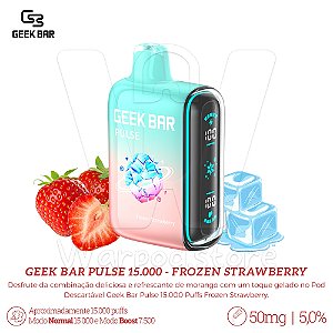 Pod Desc Geek Bar 15.000 - Frozen Strawberry