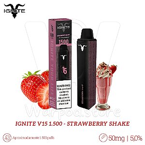 Pod Desc Ignite V15 1.500 - Strawberry Shake