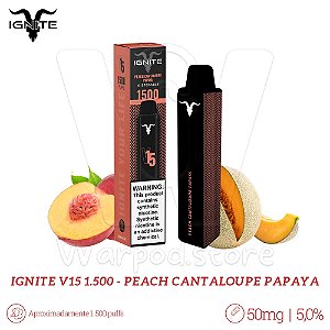 Pod Desc Ignite V15 1.500 - Peach Cantaloupe Papaya