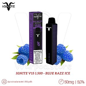 Pod Desc Ignite V15 1.500 - Blue Razz Ice