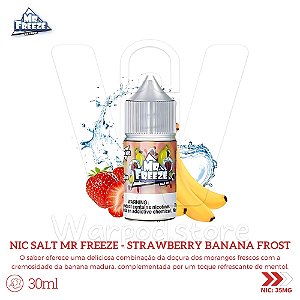 Nic Salt Mr Freeze 30ml / 35mg - Strawberry Banana Frost