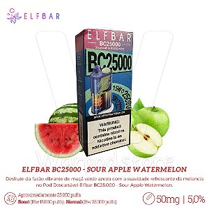 Pod Desc Elfbar Bc25.000 - Suor Apple Watermelon