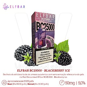 Pod Desc Elfbar Bc25.000 - Blackberry Ice