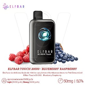 Pod Desc Elfbar Touch 20.000 - Blueberry Raspberry