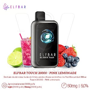 Pod Desc Elfbar Touch 20.000 - Pink Lemonade