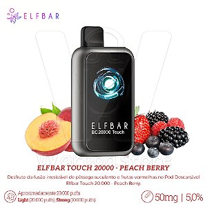 Pod Desc Elfbar Touch 20.000 - Peach Berry