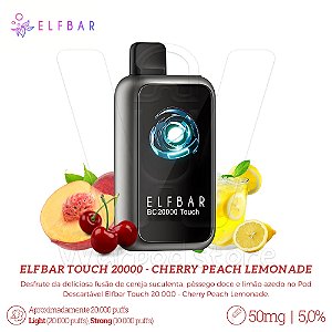 Pod Desc Elfbar Touch 20.000 - Cherry Peach Lemonade