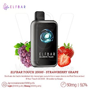 Pod Desc Elfbar Touch 20.000 - Strawberry Grape