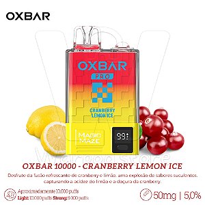 Pod Desc Oxbar 10.000 - Cranberry Lemon Ice