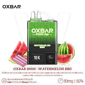 Pod Desc Oxbar 10.000 - Watermelon BBG