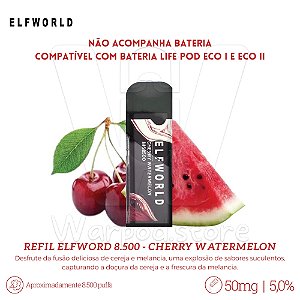 Refil Desc Elfworld 8.500 - Cherry Watermelon