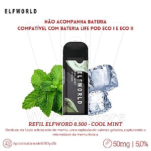 Refil Desc Elfworld 8.500 - Cool Mint