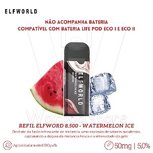 Refil Desc Elfworld 8.500 - Watermelon Ice