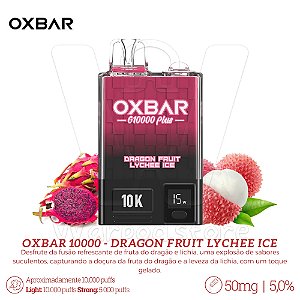 Pod Desc Oxbar 10.000 - Dragon Fruit Lychee Ice