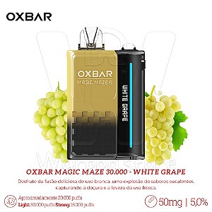 Pod Desc Oxbar Magic Maze 2.0 30.000 - White Grape