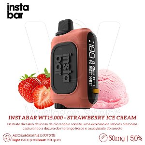Pod Desc Instabar WT15.000 - Strawberry Ice Cream