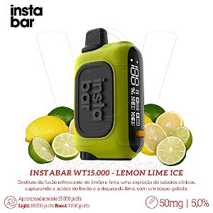 Pod Desc Instabar WT15.000 - Lemon Lime Ice