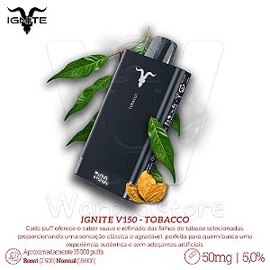 Pod Desc Ignite V150 15.000 - Tobacco