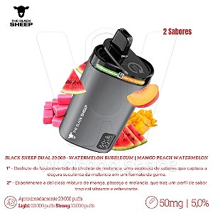 Pod Desc Black Sheep Dual 20.000 - Watermelon Bubblegum | Mango Peach Watermelon