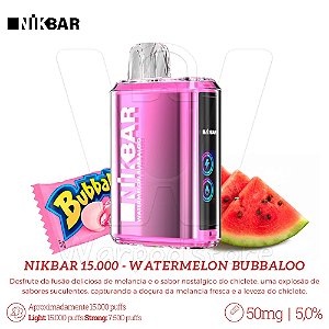 Pod Desc Nikbar 15.000 - Watermelon Bubbaloo