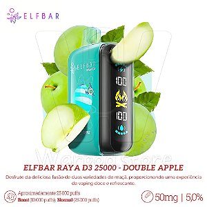 Pod Desc Elfbar Raya D3 25.000 - Double Apple
