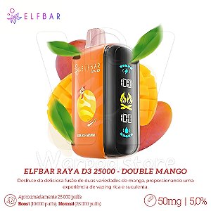 Pod Desc Elfbar Raya D3 25.000 - Double Mango