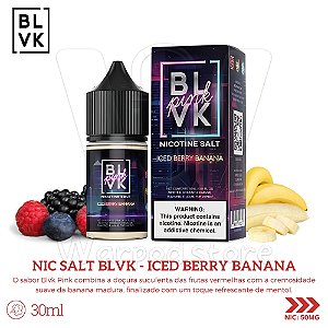Nic Salt Blvk Pink 30ml / 50mg - Iced Berry Banana