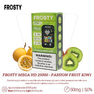 Pod Desc Frosty Mega HD 25.000 - Passion Fruit Kiwi